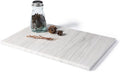 Koville Natural Marble Cutting Board for Kitchen Countertop, 12" x 8" Pastry Bread Macaron Display Board, Real Stone Slab Marble Cheese Boards, Bathroom Perfume Tray Candle Plate(Nestos White)
