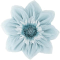 Cute Blue Flower Pillow Decorative Round Throw Pillows Handmade 3D Floral Accent Pillowcases Soft Elegant Cushion for Bed Couch Chair Car Bedroom Living Room Home Decor Unique Gifts 12 Inch