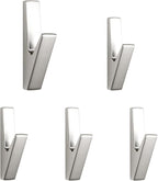 5 Pack Coat Hook,Wall Hooks,Coat Hooks Wall Mount, Metal Wall Hooks Holder for Hanging Clothes, Hats, Bags, Towels, Keys
