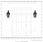 Livex Lighting 2605-61 Exeter 3-Light Outdoor Wall Lantern, Charcoal