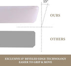 Koville African Natural Marble Cutting Board for Kitchen, 16x20inch Extra Large Hand Crafted Marble Slab for Cheese, Charcuterie, Pastry Board - Wedding Gift, House Warming Gift