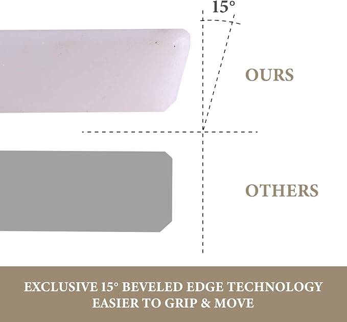 Koville African Natural Marble Cutting Board for Kitchen, 16x12inch Large Hand Crafted Marble Slab for Cheese, Charcuterie, Pastry Board - Wedding Gift, House Warming Gift