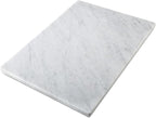 Koville Italian Carrara Marble Cutting Board for Kitchen, 16x12inch Large Hand Crafted Marble Slab for Cheese, Charcuterie, Pastry Board - Wedding Gift, House Warming Gift