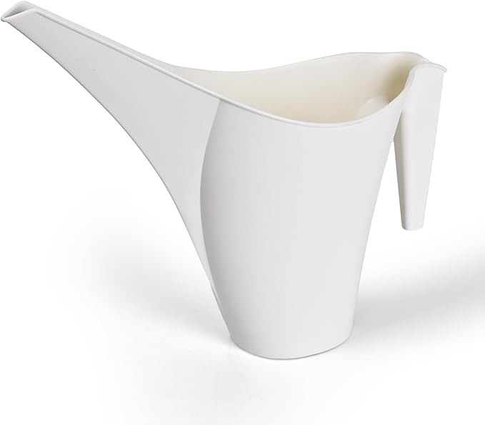 Plant Watering Can - for Home Garden - 1/2 Gallon - White