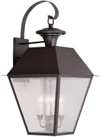 Livex Lighting 2172-07 Mansfield 4-Light Outdoor Wall Lantern, Bronze