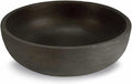 Crescent Garden Extra Large Outdoor Planter Bowl with Drain Hole for Water Gardens, Fountains, Decorative Landscaping - 40" W x 15" H (Old Bronze)