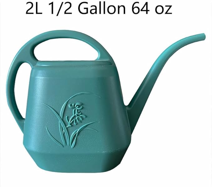 Plastic Watering Can - 1/2 Gallon - Green