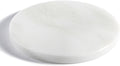 BCS Natural Round Marble Charcuterie and Cutting Boards for Kitchen, 10" Marble Cheese Pastry Board Stone Slab for baking, Pastries, Bread, Chocolate, Candy (Namib Fantasy)