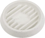 MECCANIXITY Plant Pot Saucer 3.5" Waved Base Plastic Round Flower Drip Tray for Indoor Outdoor, Gray Pack of 6