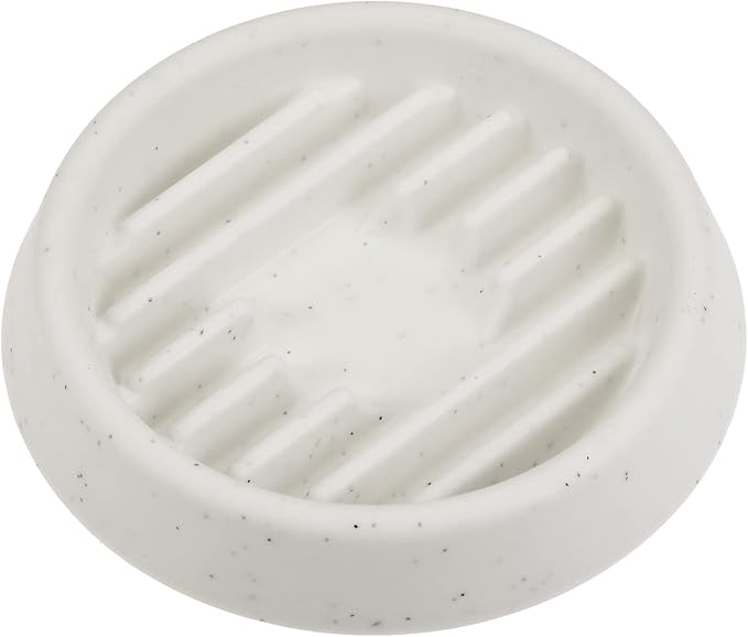 MECCANIXITY Plant Pot Saucer 3.5" Waved Base Plastic Round Flower Drip Tray for Indoor Outdoor, Gray Pack of 6