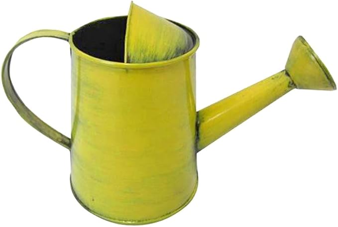 Westcharm Small 1 Liter Decorative Metal Sunflower & Ladybug Watering Can Vase for Indoor Outdoor Plants Home Decoration Garden Décor for Family Mother Gardener Plants Lover Friends (4 Cups | 32 OZ)
