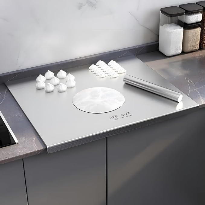 Cutting Board 316 Stainless Steel,Cutting Boards for Kitchen,Chopping Board,Large Cutting Board for Chopping Meat,Vegetables,Fruits,Cheese (19.69 * 19.69in)
