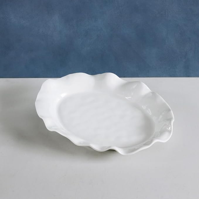 Beatriz Ball Havana Oval Platter, White