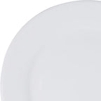 16 Piece White Dinnerware Sets for 4, Porcelain Plates and Bowls Sets, Dishwasher Oven and Microwave Safe - Elegant Kitchen Dish Sets, QOMO-1996