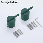 RANDOM Dark Green Towel Hooks for Bathrooms Round Shower Hooks SUS304 Stainless Steel Wall Mount Coat Hooks.96068-8DKG