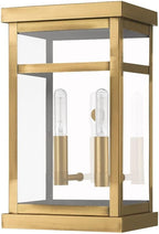 Livex Lighting 20702-07 Hopewell Bronze 2 Light Outdoor Wall Lantern