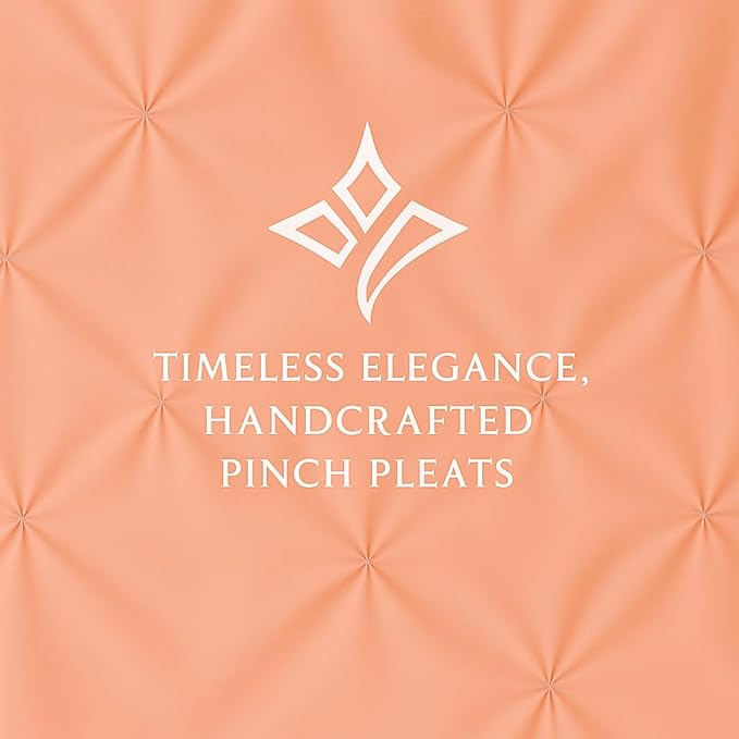 COTTON STICH Pinch Pleated Pillow Shams Set of 2, Zipper Closure - 600 Thread Count Super Soft Pinch Pillow Shams Pure Egyptian Cotton Decorative Pinch Pleated Bed Pillow Covers Set, Pink Queen 20X30