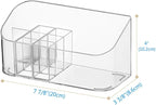 Poeland Makeup Organizer Medicine Cabinet Shelves Organizer Cosmetic Display Case Storage Box for Vanity Countertop Bathroom