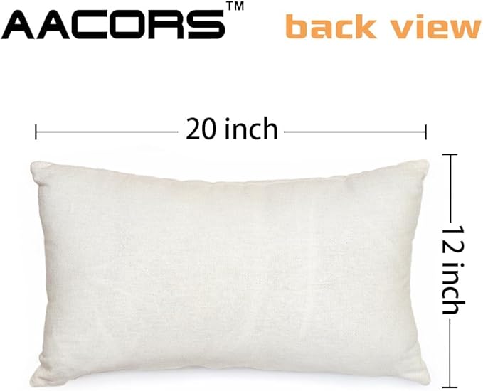 AACORS Fall Pillow Cover 12X20 Inch Watercolor Tree Decoration Holiday Farmhouse Autumn Pillow Case for Sofa Couch Decor AA728-12