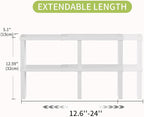 2 Pcs Stackable Kitchen Cabinet Shelf Organizer Counter Shelf 12.59" L x 5.1" Dx 6.29" H,Pantry Dishes Storage Shelves Rack