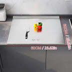 316 Stainless Steel Cutting Board,Cutting Boards for Kitchen,Chopping Board,Large Cutting Board for Chopping Meat,Vegetables,Fruits,Cheese - 23.62 * 23.62in