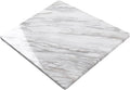 Natural Marble Cutting Board For Kitchen, 16 x 20 Inch Marble Slab Pastry Board With Non-Slip Feet For Baking, Cheese, Charcuterie, Chocolate, White Gray Net Veins