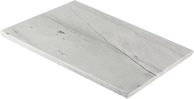 Koville Brazilian Natural Marble Cutting Board for Kitchen, 16x20inch Extra Large Hand Crafted Marble Slab for Cheese, Charcuterie, Pastry Board - Wedding Gift, House Warming Gift