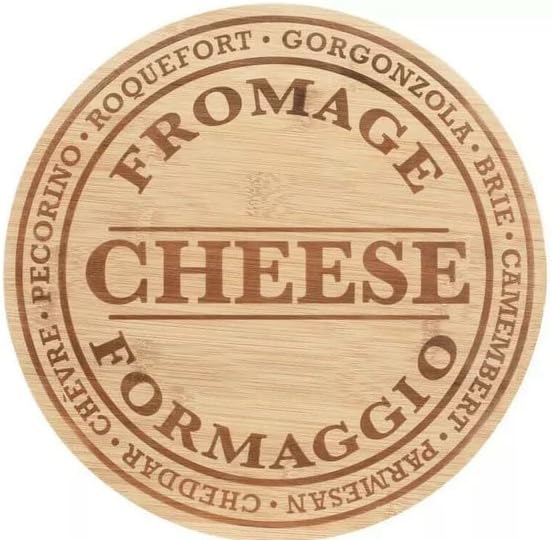 Fromage Engraved Bamboo Cheese Cutting Board Charcuterie Formaggio Serving Tray - House Warming, Anniversary, Wedding Gifts for Couples - Bridal Shower Gift