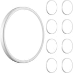 MODERN 28W 3200lm LED Flush Mount Ceiling Light, Super Slim 12 inch LED Ceiling Light, 5000K Daylight LED Ceiling Light for Bedroom, Living Room, Dining Room,Garage and Office… (5000K-8 Pack(White))