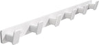 Coat Hook Wall Rack Hanger - White Coat Rack with 6 Hooks Wall Hooks for Hanging Hat Key Bag Towel Wall Mount Coat Holder