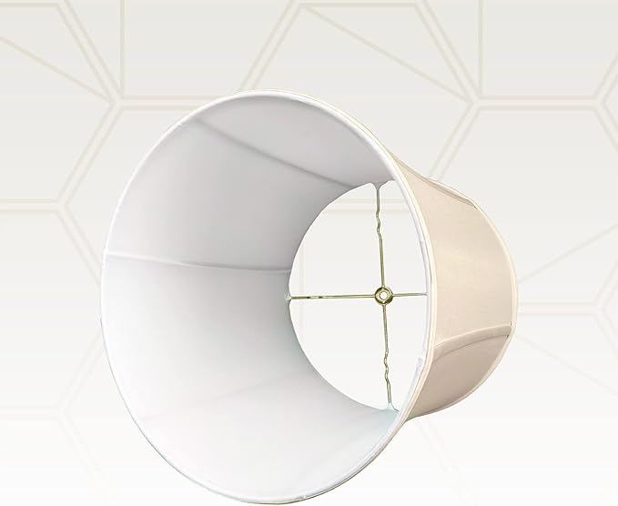 Royal Designs, Inc. Basic Drum Lamp Shade, Beige, 9" x 10" x 10"