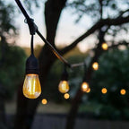 Lightdot LED Outdoor String Lights 96FT Patio Lights with 60 Shatterproof S14 Vintage Edison Bulbs, Outside Hanging Light Waterproof for Porch, Deck, Garden, Backyard, Balcony, Dimmable- ETL Listed