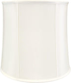 Royal Designs, Inc. BS-719-16WH Basic Drum Lamp Shade, 15" x 16" x 16", White