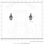 Livex Lighting 2602-01 Transitional Two Light Outdoor Wall Lantern from Exeter Collection Finish, Antique Brass