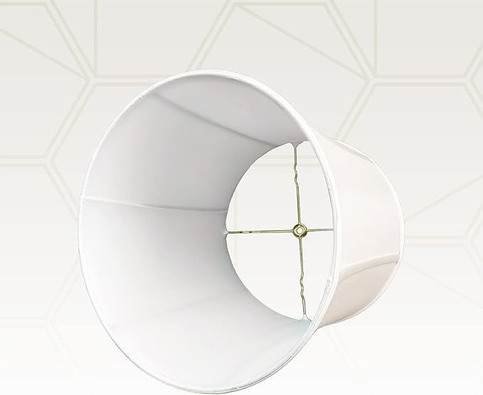 Royal Designs, Inc. BS-719-13WH-2 Drum Basic Lamp Shade, 11 x 13 x 11, White, 2-Pack