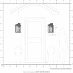 Livex Lighting 20584-80 Nyack - 17.5" Three Light Outdoor Wall Lantern, Nordic Gray Finish with Clear Glass