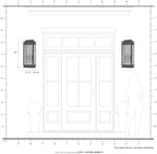 Livex 20208-04 Transitional Three Light Outdoor Wall Lantern from Princeton Collection in Black Finish