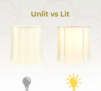 Royal Designs, Inc. Basic Drum Lamp Shade, Eggshell, 11" x 13" x 11"