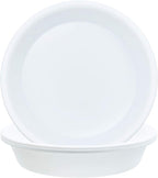 TITE 3 Pack Plant Saucer Heavy Duty Sturdy Drip Trays for Indoor and Outdoor (16 Inch, White)