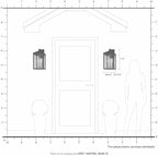 Livex Lighting 20584-80 Nyack - 17.5" Three Light Outdoor Wall Lantern, Nordic Gray Finish with Clear Glass