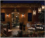 Maxim Santa Barbara Vx 3 Light Outdoor Candle Style Wall Lantern with Sienna Finish