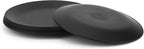 KX-WARE Plastic Plates Set of 12 - Unbreakable and Reusable 9.875 inches Dinner Plates, Black Color | Dishwasher Safe, BPA Free
