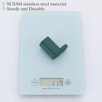 RANDOM Dark Green Towel Hooks for Bathrooms Round Shower Hooks SUS304 Stainless Steel Wall Mount Coat Hooks.96026-8DKG