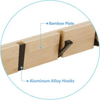 JSVER Coat Rack Wall Mount Coat Hooks, Coat Hooks Wall Mounted with 3 Standard Retractable Hooks, Space-Saving Coat Rack for Entryway, Hallway, Bathroom, Living Room, Bedroom