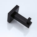Single Black Hook Wall Stainless Steel Heavy Duty Modern Bath Hook for Coat Robe Towel Hat Home Kitchen Bedroom Hotel Toilet Garage, 1 Pack