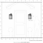 Livex Lighting 20584-80 Nyack - 17.5" Three Light Outdoor Wall Lantern, Nordic Gray Finish with Clear Glass