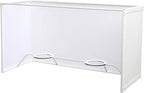 Yosoan 2-Light White Lamp Square Fabric Shades, Double Fabric Lampshade Indoor Wall Mount 2 Bulbs for Wall Sconce Lamp Replacement for Stairwell Bedside Hallway Home Decor(White)