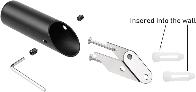 NINETREX Black Wall Hooks Matte Black Towel Hook Modern Robe Hooks SUS 304 Stainless Steel Heavy Duty Hook for Bathroom Entryway Bedroom Coat Key Mudroom Garage, Wall Mounted 4 Pack