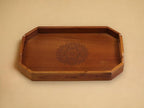 Vesta Homes Extra Large Wooden Serving Tray for Home, Kitchen, Breakfast, Restaurant, Office Organizer, Dining Table | Premium Acacia Wood |18 * 12 * 3 Inches | Handcrafted in India