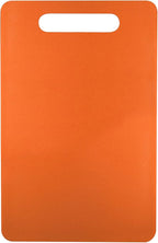 Fotouzy Plastic Utility Cutting Board with Handles, Food Safe PP Material, BPA Free, Dishwasher Safe, Thick Chopping Board, Large Size, Easy Grip Handle, for Kitchen (Orange)